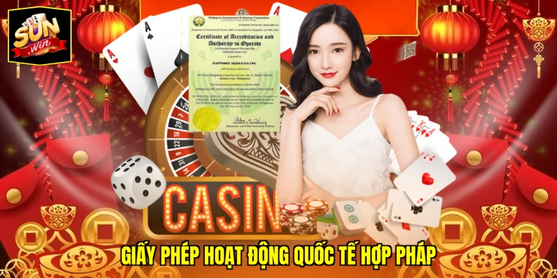 Giấy phép hoạt động quốc tế hợp pháp